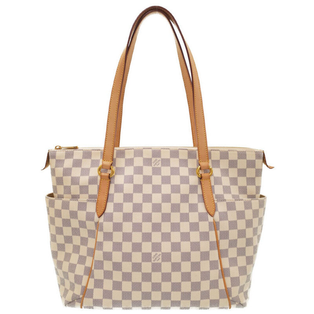 Louis Vuitton Damier Totally Azur Tote White Bag - Picture 2 of 8